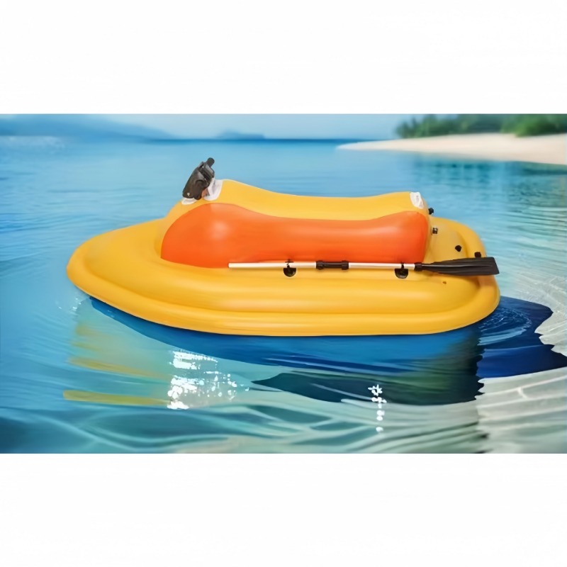 Jetski Fishing Equipment - เจ็ตสกีไฟฟ้าแบบเป่าลม พร้อมมอเตอร์ใต้น้ำแบบไร้แปรงถ่าน 700 วัตต์ เรือไฟฟ้าสำหรับตกปลาแบบลอยน้ำ