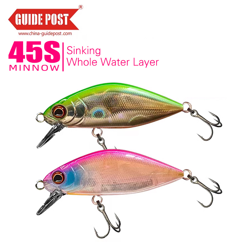 Fishing Equipment Guide - โพสต์นำ2023ใหม่ tangpi เหยื่อปลาซิวจม45มม./3.5กรัมทั้งชั้นของน้ำเหยื่อล่อขนาดเล็กเหยื่อตกปลาอย่างช้าๆประดิษฐ์