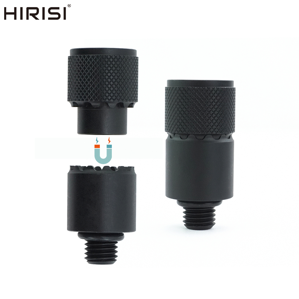 Fishing Rod Pod - Hirisi ปลาคาร์พตกปลา Quick Change Connector ปลาคาร์พตกปลาอะแดปเตอร์อลูมิเนียมสําหรับสัญญาณเตือนภัยตกปลา