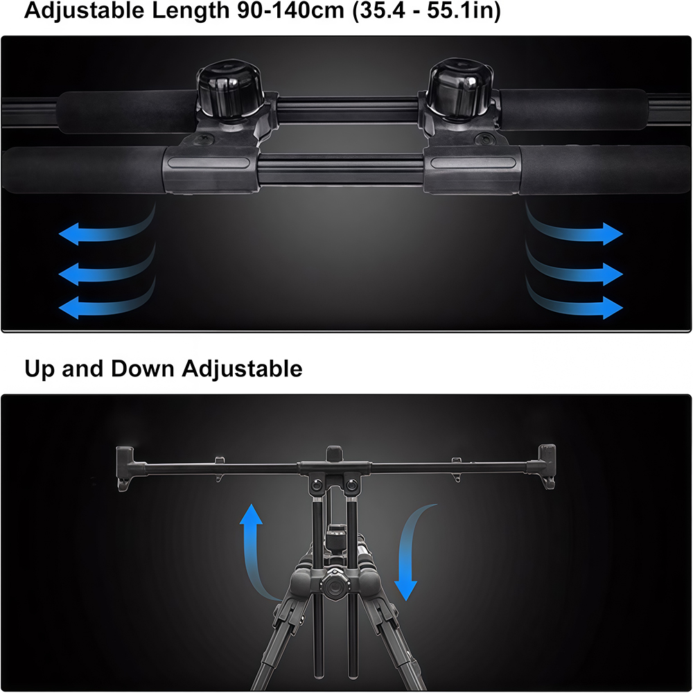 JSFUN ขาตั้งคันเบ็ดแบบปรับได้  - Fishing Rod Pod บทวิจารณ์และราคา