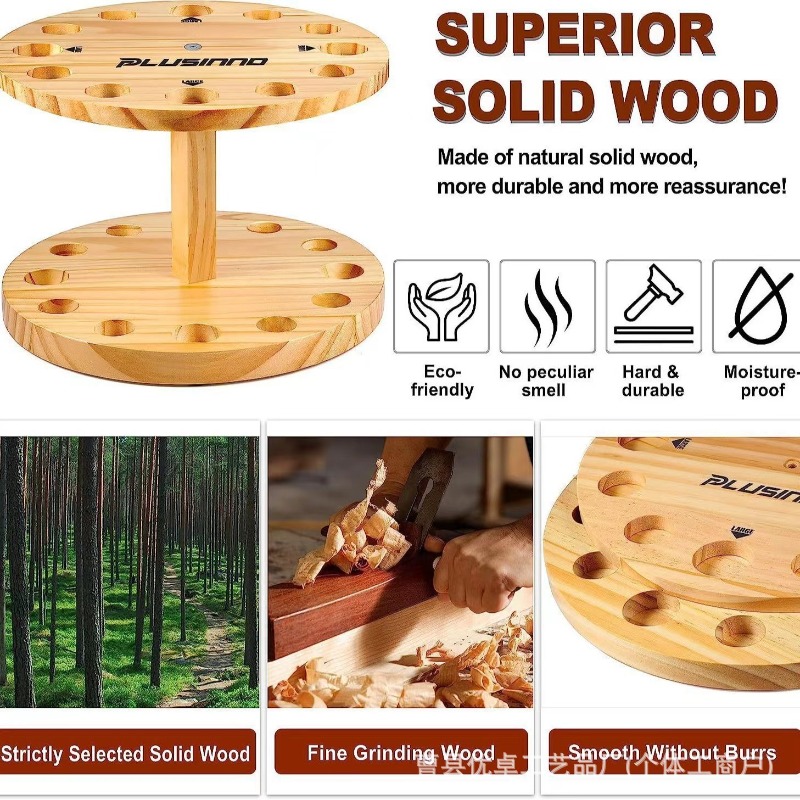 ชั้นวางคันเบ็ดตกปลาไม้เนื้อแข็ - Fishing Rod Pod บทวิจารณ์และราคา