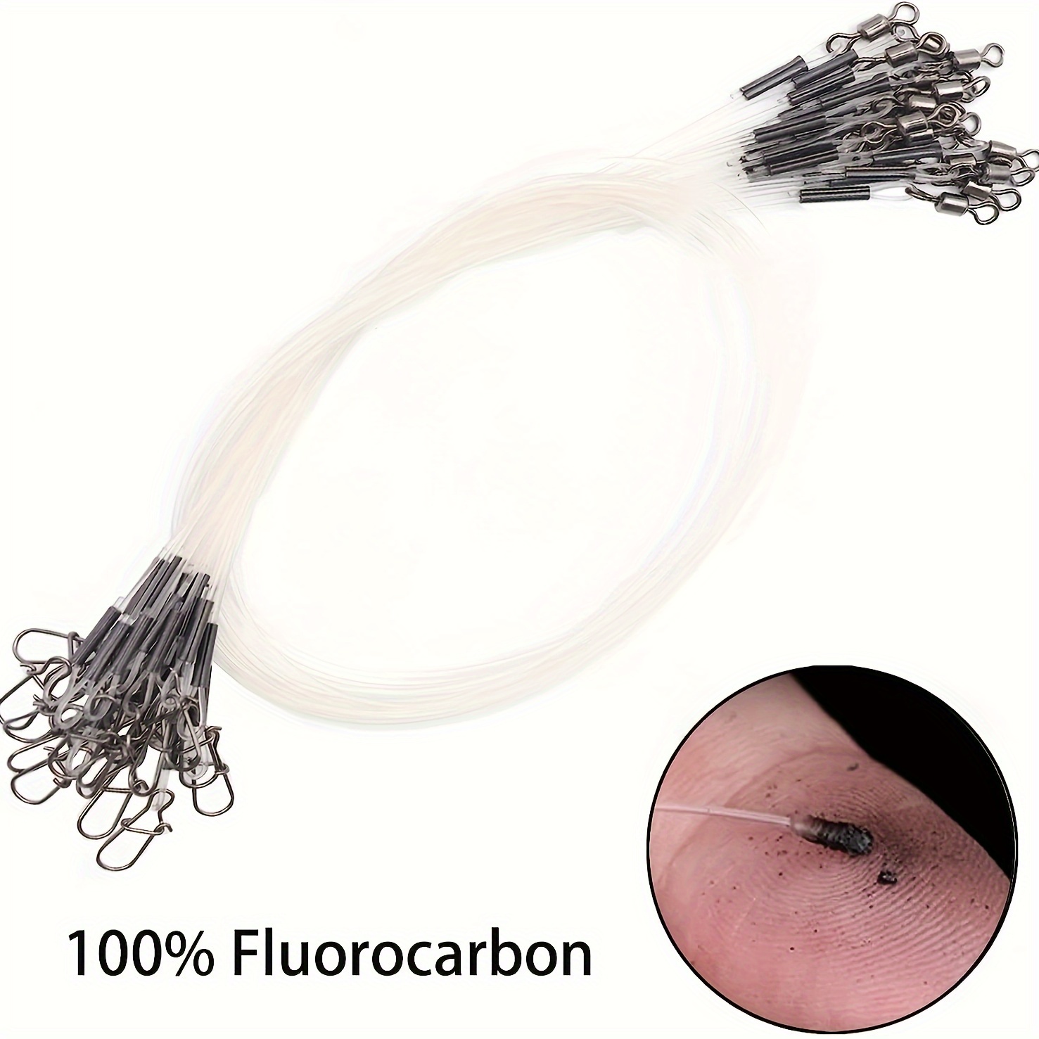 สายตกปลาฟลูออโรคาร์บอน 100% กา - Fluorocarbon Line บทวิจารณ์และราคา